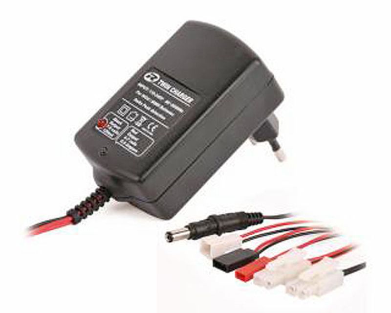 Lader Twin. 4-8celler 120mA NiMH/NiCd. 0,9A/230V