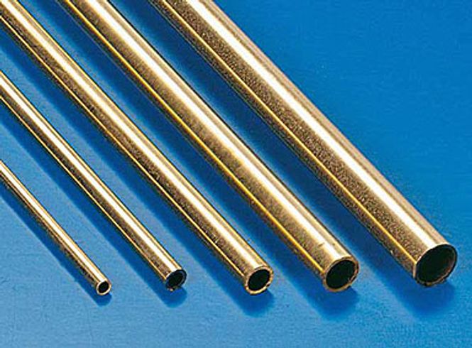 Hovedbilde Messingrør 4,0/3,1mm. 1000mm. 1 stk.